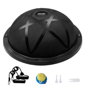 23in Half Exercise Ball Trainer 660 lbs Capacity Stability Yoga Ball Home Gym Full Body Workouts