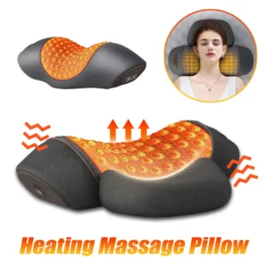 Electric Pillow Heating Vibration Neck Massager