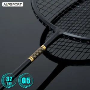 100% Carbon Fiber + Titanium Alloy Badminton Racket Ultra-light