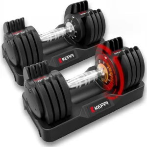 Adjustable Dumbbells Set: 25lb/40lb/55lb/60lb